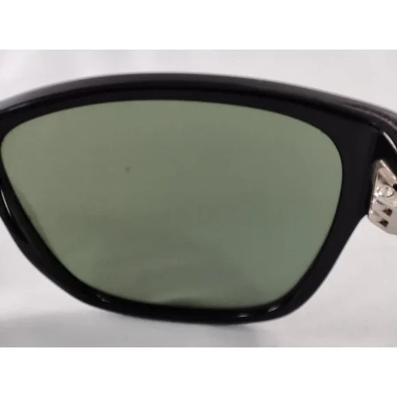 OTIS Elsewhere Sunglasses Black Frames Mineral Glass Lenses Polarized Grey